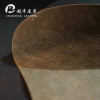 Hot-pressed color-changing logo, matte leather, 0.7mm spunlace fabric base, notebook, luggage, photo album, trademark, leather surface Specification image